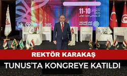 AKÜ Rektörü Karakaş, Tunus'ta Kongreye Katıldı