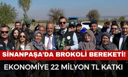 Sinanpaşa’da 431 Dekar Alanda Ekonomiye 22 Milyon TL Katkı