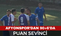 Afyonspor’dan Nefes Kesen Geri Dönüş! 90+6’da Gelen 1 Puan