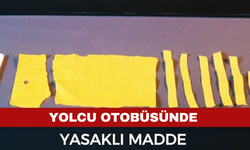 Yolcu otobüsünde yasaklı madde ile yakalandı