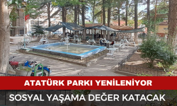 Atatürk Parkı Yenileniyor... İlçeye Değer Katacak