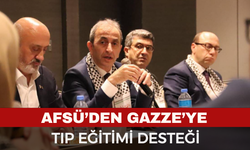 AFSÜ, Gazze’de Tıp Eğitimini Destekliyor