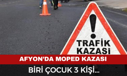 Afyon'da Moped Kazası