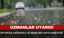 Afyonkarahisar’da Yağmurlu ve Serin Bir Hafta Başlıyor
