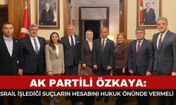 Milletvekili Özkaya'dan İsrail açıklaması