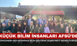 İlkokul Öğrencilerinden AFSÜ Bilim Kafe’ye Anlamlı Ziyaret