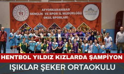 Hentbol Yıldız Kızlarda Şampiyon Işıklar Şeker Ortaokulu