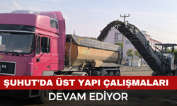 Şuhut'da üst yapı çalışmaları devam ediyor