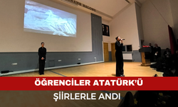 Afyonkarahisar’da Öğrenciler Atatürk’ü Şiirlerle Andı