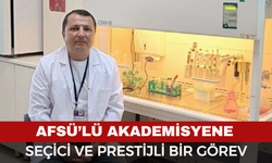 AFSÜ'lü Akademisyene Önemli Görevlendirme
