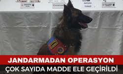 Jandarmadan Operasyon: Çok Sayıda Madde Ele Geçirildi
