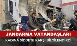 Afyonkarahisar Jandarmasından Kadına Yönelik Şiddet Bilgilendirme Faaliyetleri