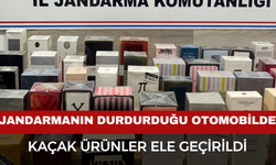 Jandarma kaçak erkek ve kadın parfümü ele geçirdi