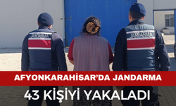 Afyonkarahisar’da 43 Aranan Şahıs Yakalandı