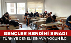 Gençlik Merkezi’nde Türkiye Geneli Deneme Sınavı