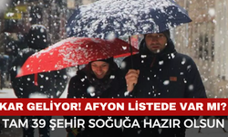 Afyonkarahisar'a kar geliyor mu?
