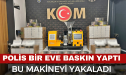 Polis sigara doldurma makinesi ele geçirdi
