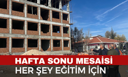 Müdür Sünnetci, Okul İnşaatlarını İnceledi