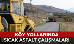 Dinar'ın köylerinde sıcak asfalt çalışmaları başladı