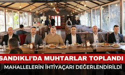 Sandıklı’da Muhtarlar Toplantısı Gerçekleştirildi