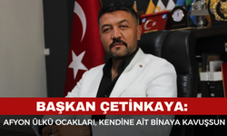 Çetinkaya'dan ocak binası açıklaması
