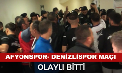 1923 Afyonkarahisarspor - Denizlispor Maçı Olaylı Bitti!