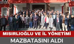 Mısırlıoğlu ve il yönetimi Mazbatasını Aldı
