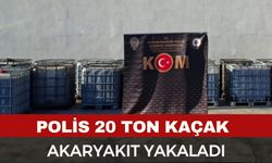 Afyon'da polis kaçak akaryakıt yakaladı