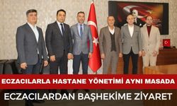 Afyonkarahisar'da eczacılar Devlet Hastanesi'ni ziyaret etti