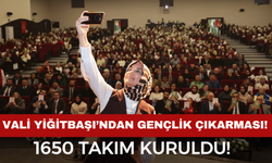 Vali Yiğitbaşı’ndan Gençlik Çıkarması!