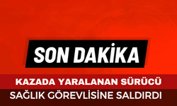 Afyon'da kazada yaralanan şahıs yardıma gelen sağlık görevlisine saldırdı