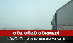 Afyon’da Yoğun Sis: Sürücüler Yolda Kaldı!