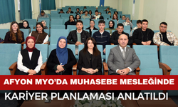 Afyon MYO’da Muhasebe Mesleği Anlatıldı