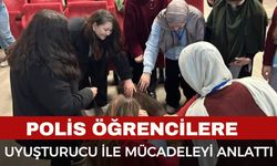 Afyon'da polis öğrencilerle eğitim verdi