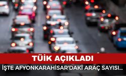 TÜİK Açıkladı: İşte Afyonkarahisar'daki Araç Sayısı...
