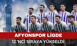 Afyonspor ligde 12.’nci sıraya yükseldi