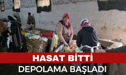 Hasadı biten patateste depolama süreci başladı