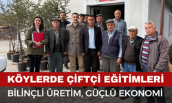 Şuhut’ta çiftçi eğitim toplantısı yapıldı