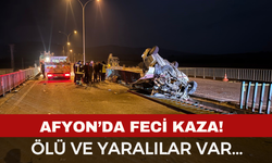 Afyonkarahisar’da Feci Kaza! Araç Hurdaya Döndü...
