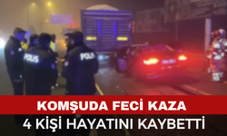 Otomobil Tıra Çarptı, 4 Kişi Yaşamını Yitirdi