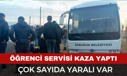 Afyonkarahisar’da Öğrenci Servisi Kaza Yaptı