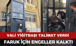Vali Yiğitbaşı’nın Talimatıyla Engeller Kalktı