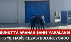 Şuhut’ta Aranan Şahıs Yakalandı