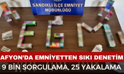Afyonkarahisar’da Emniyetten Sıkı Denetim
