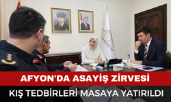 Afyonkarahisar'da Asayiş Zirvesi