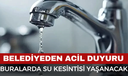 Afyon'da Dev Su Kesintisi... İşte Etkilenecek Bölgeler