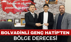 Bolvadinli genç hatipten büyük başarı