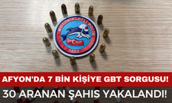 Haftalık Rapor Açıklandı: Afyon'da 7 Bin Kişiye GBT Sorgusu!