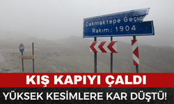 Afyon’da Kış Yüzünü Gösterdi: Yüksek Kesimlere Kar Düştü!