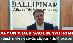 Afyon’a 300 Milyonluk Dev Sağlık Yatırımı